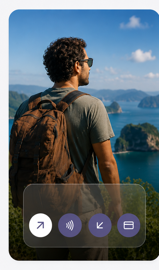 Apartado para un viaje